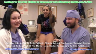 $CLOV – POV – Freshman Latina Stefania Mafra Gets Mandatory New Student Physical & Gyno Exam From Doctor Tampa & Nurse Lenna Lux At Doctor-Tampa.com