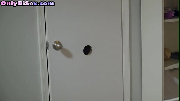 GF cockriding bisexual boyfriend in trio after gloryhole bj