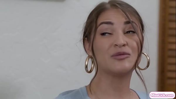 Lesbian babe fingering big tits client