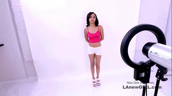 Tiny brunette model gets fucked in a modeling audition