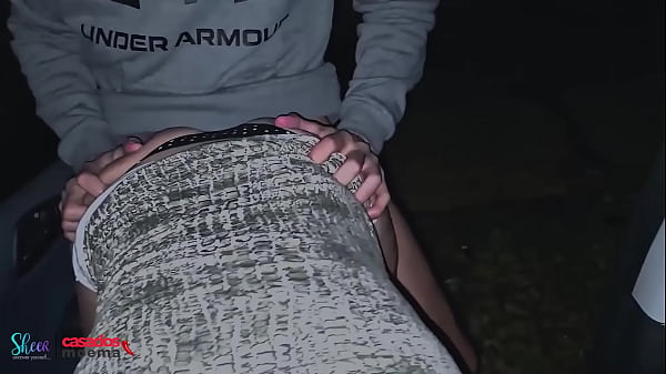 After the bar, I took the cuckold who filmed me fucking the bastard and getting cum in the middle of the street in this dogging